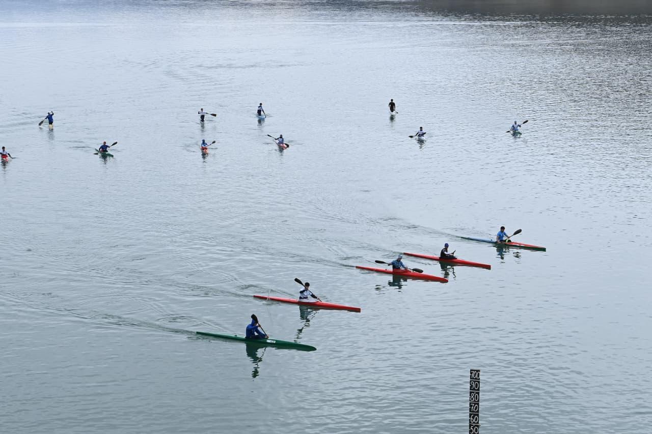 Beynəlxalq kanoe federasiyalarının prezidentləri Sərsəng su anbarına baxış keçiriblər